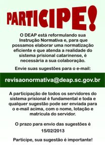 Revisão da Instrução Normativa