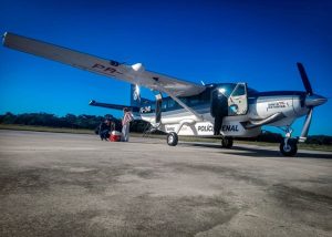 Grupo de Operações Aéreas participa de atendimento para a Secretaria da Saúde