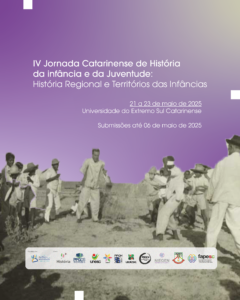 ACAPS apoia a IV Jornada Catarinense de História da Infância e da Juventude, que será realizada em maio, em Criciúma