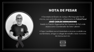 Nota de pesar – José Carlos Bernardino