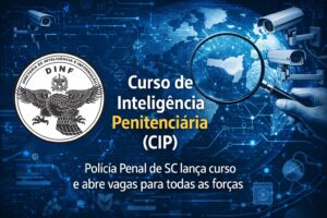 Inteligência contra o crime organizado: Polícia Penal de SC lança curso e abre vagas para todas as forças