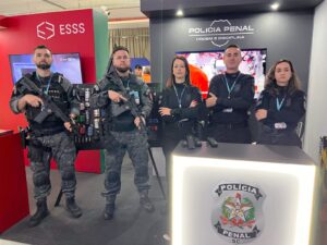 Polícia Penal de Santa Catarina participa da IV SC Expo Defense 2026 em Florianópolis